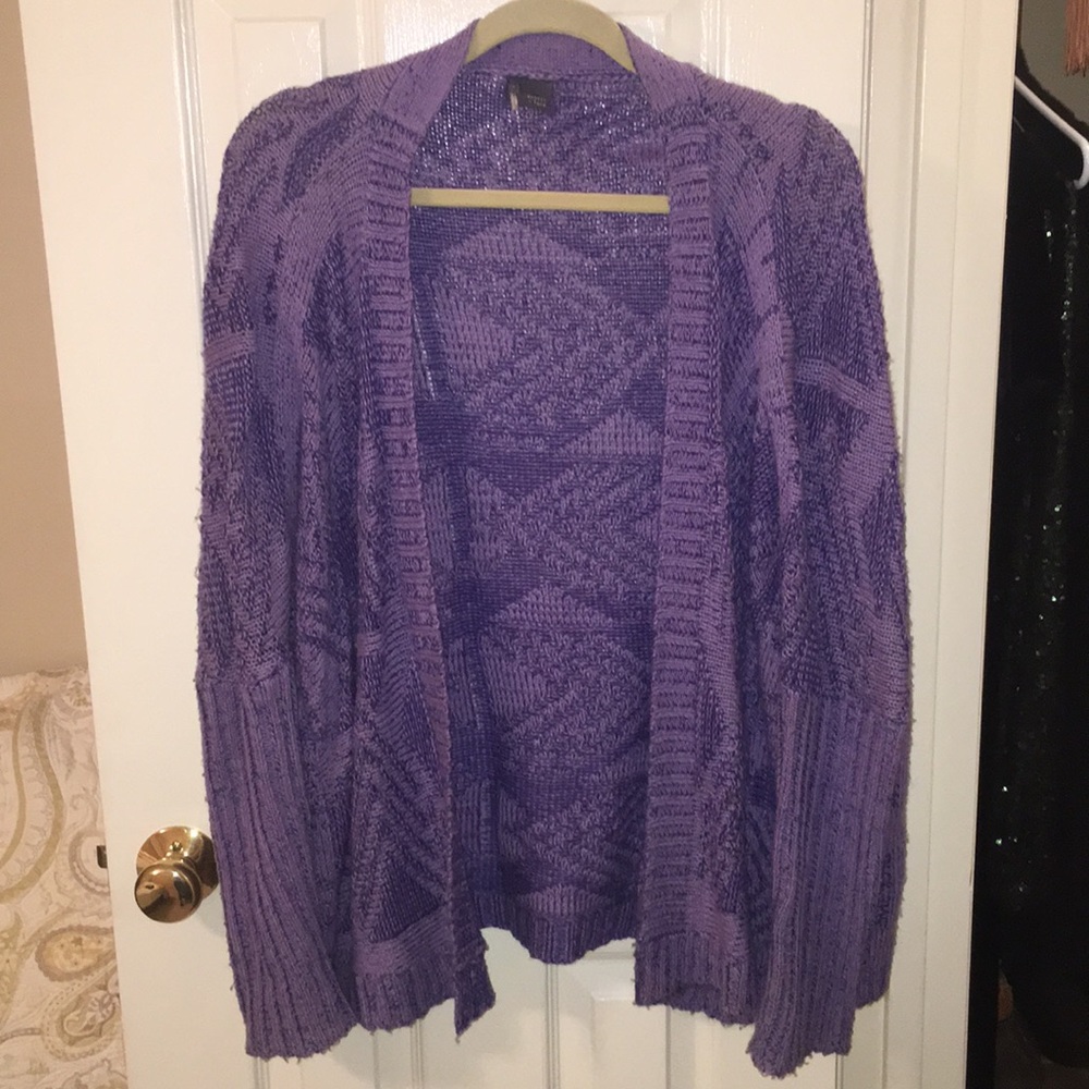 Purple Aztec Sweater